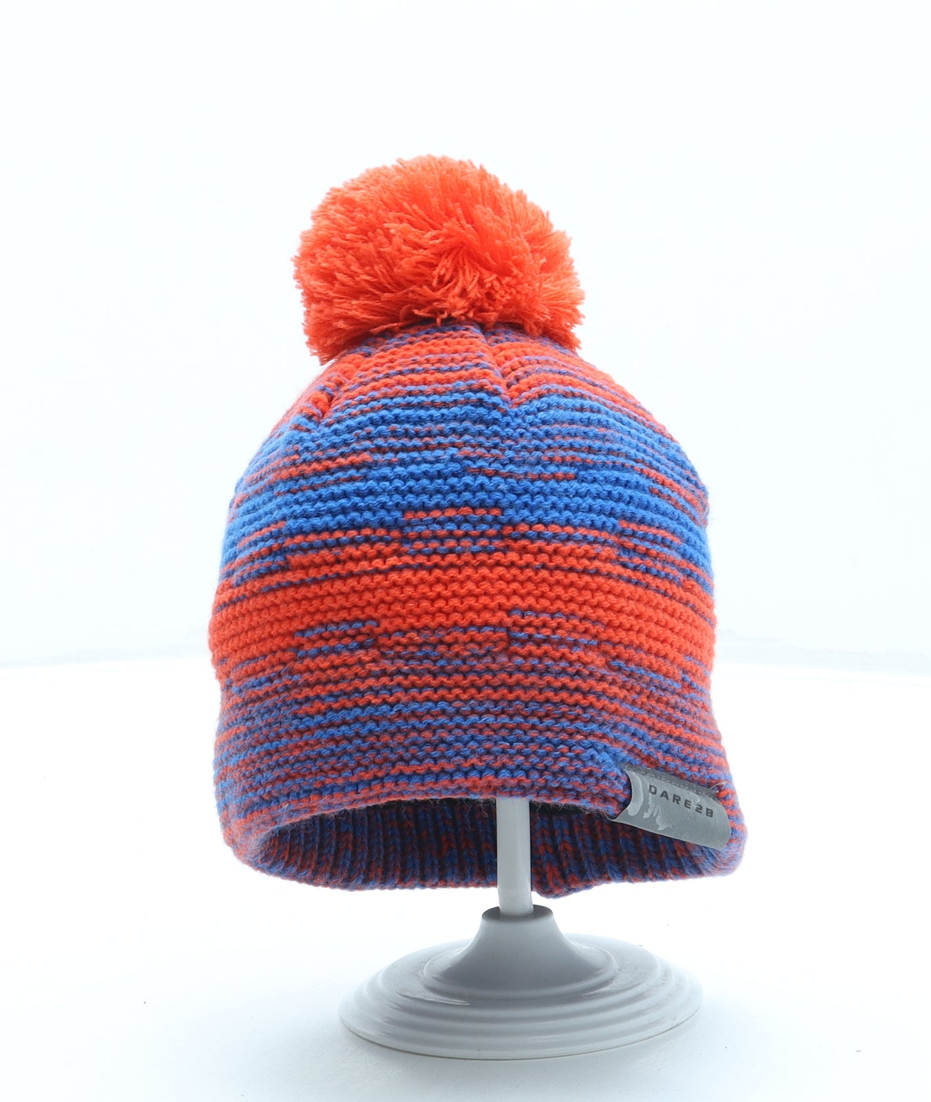 Dare 2B Boys Orange Acrylic Bobble Hat One Size - Pom Pom