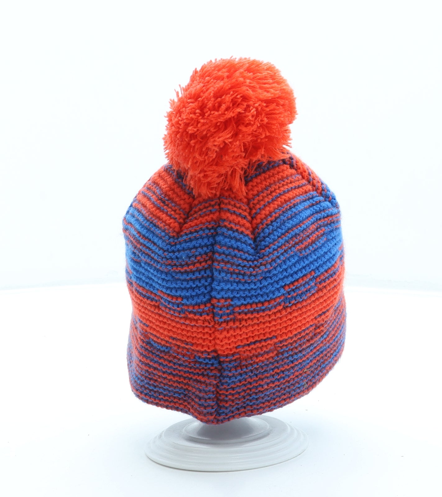 Dare 2B Boys Orange Acrylic Bobble Hat One Size - Pom Pom