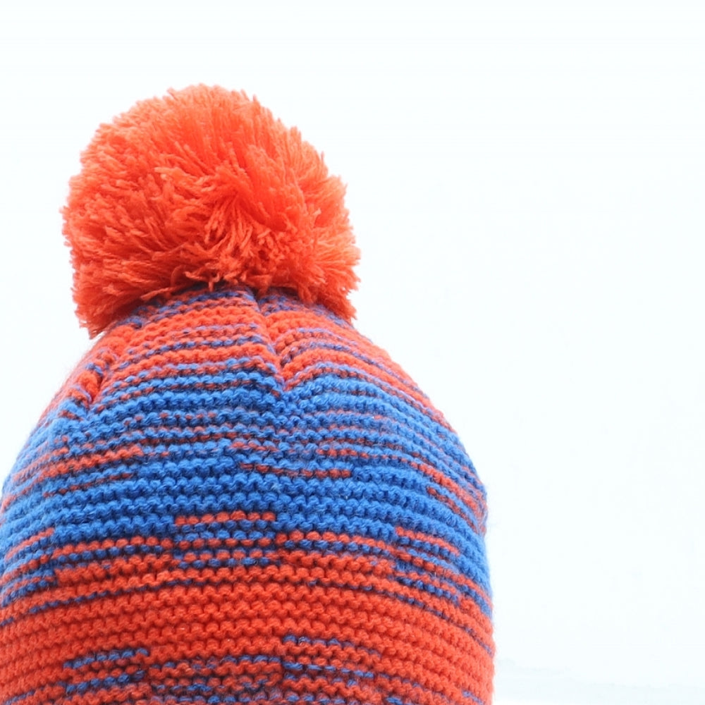 Dare 2B Boys Orange Acrylic Bobble Hat One Size - Pom Pom