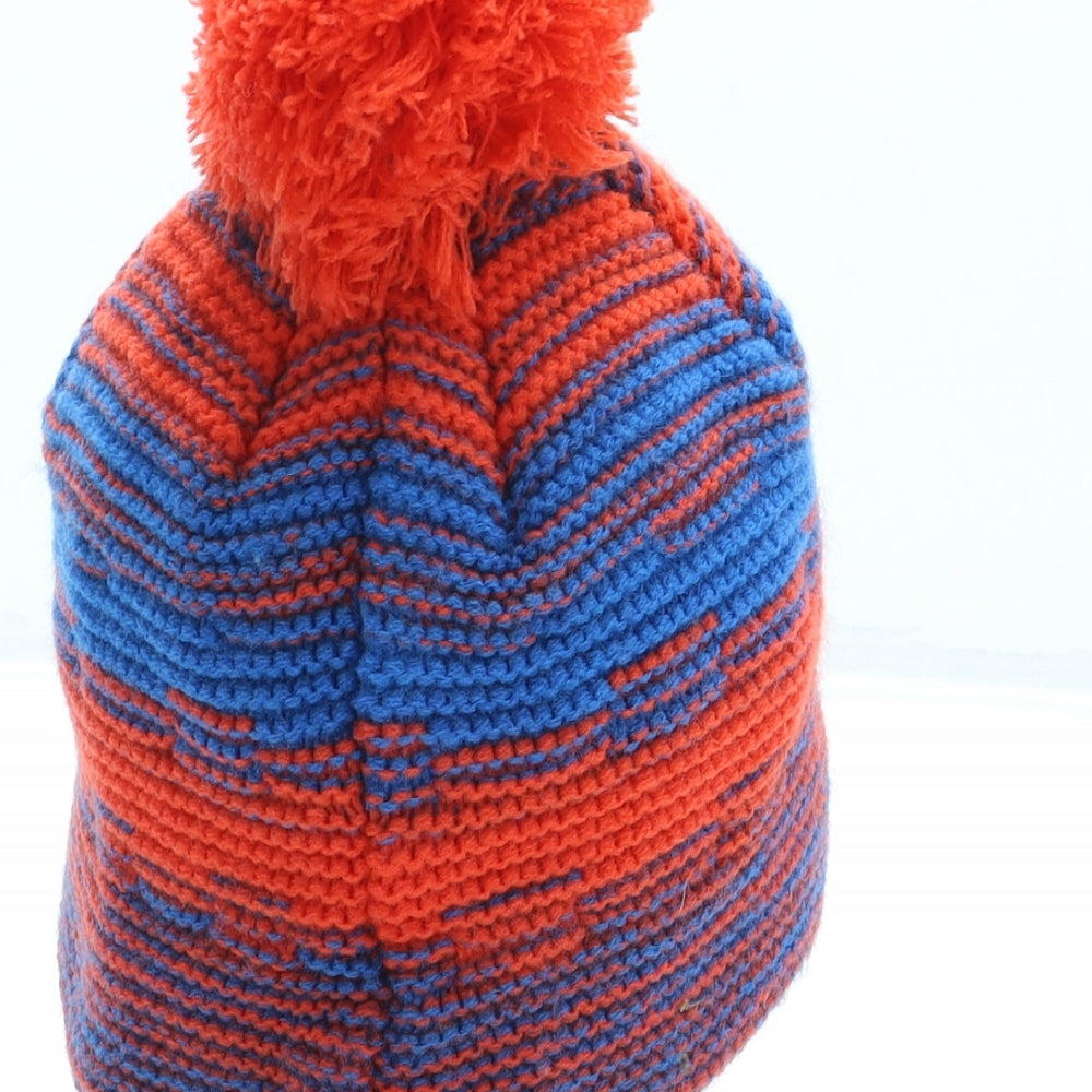 Dare 2B Boys Orange Acrylic Bobble Hat One Size - Pom Pom