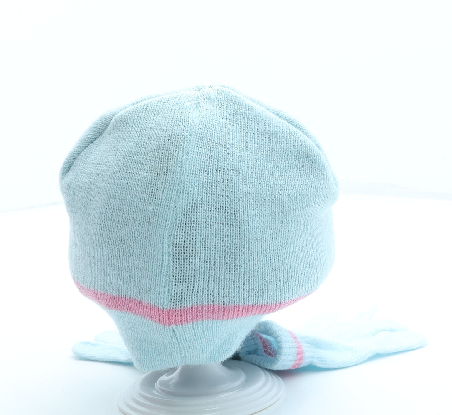 Warm & Cosy Girls Blue Acrylic Beanie One Size
