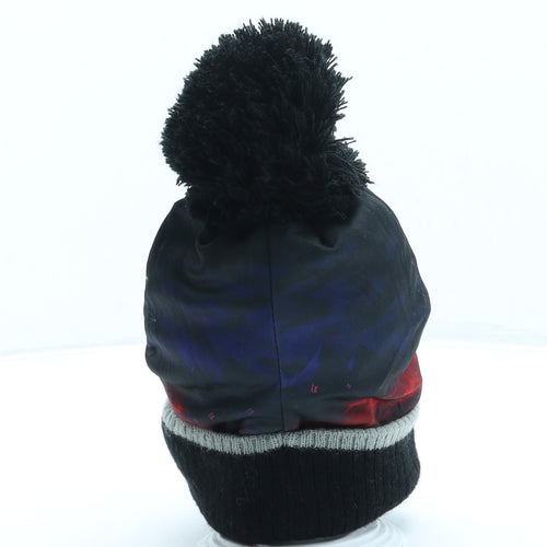 George Boys Black Polyester Bobble Hat One Size - World of Warriors