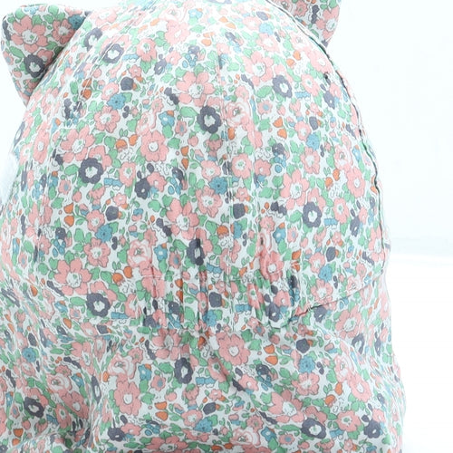 George Girls Multicoloured Floral Cotton Peaked Cap One Size - Cat