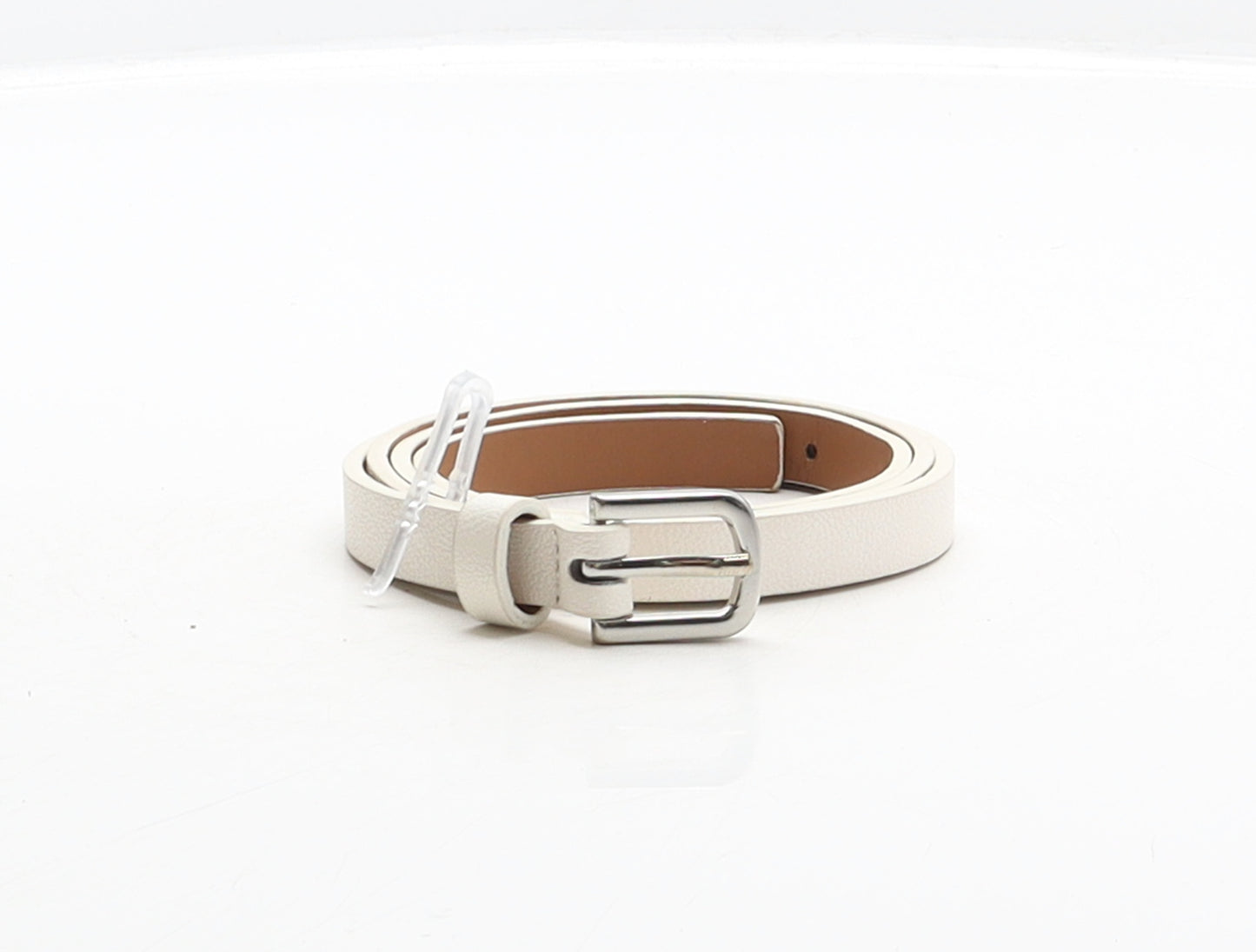 Marks and Spencer Womens White Synthetic Waist Belt Belt Size S