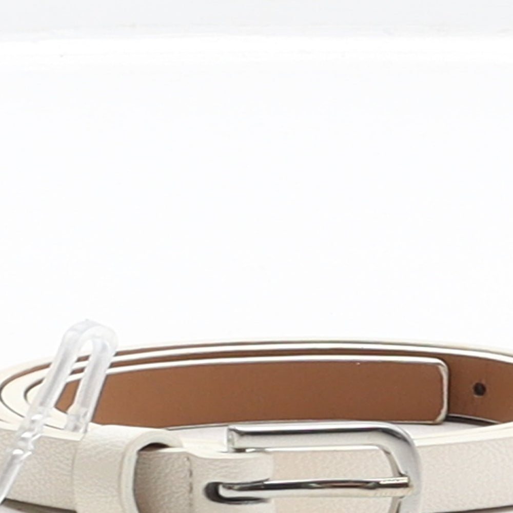 Marks and Spencer Womens White Synthetic Waist Belt Belt Size S