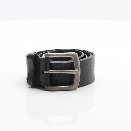 Original Penguin Mens Brown Solid Leather Western Belt Belt Size 34