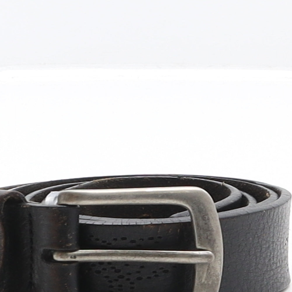 Original Penguin Mens Brown Solid Leather Western Belt Belt Size 34
