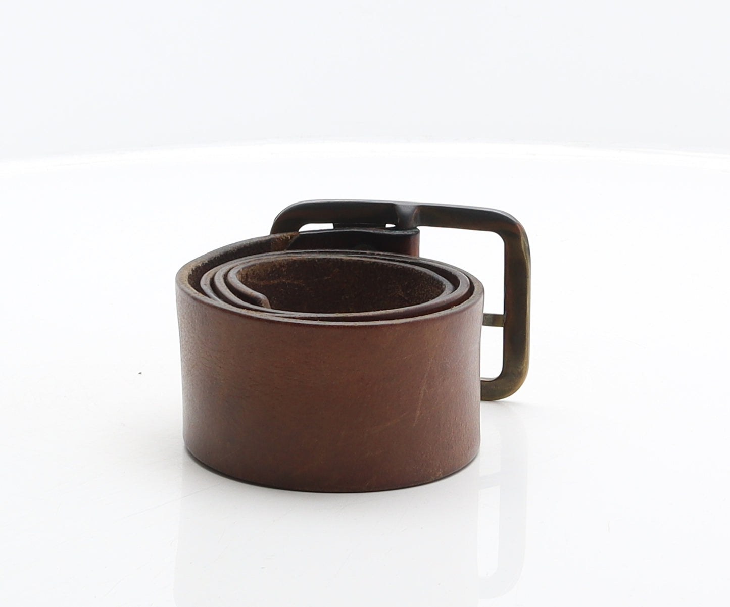 G-Star Raw Mens Brown Solid Leather Western Belt Belt Size M