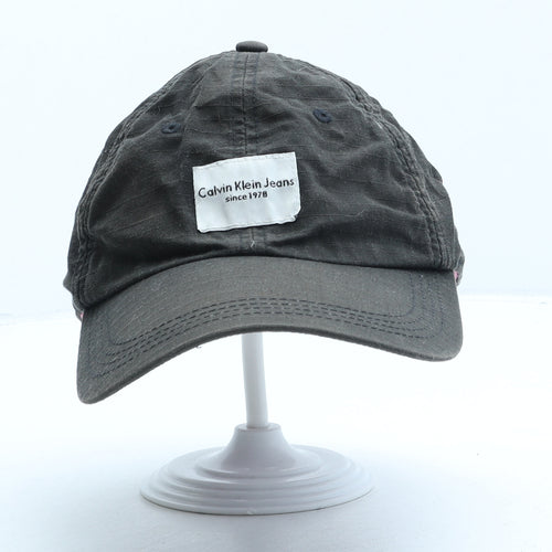Calvin Klein Womens Black Cotton Baseball Cap One Size