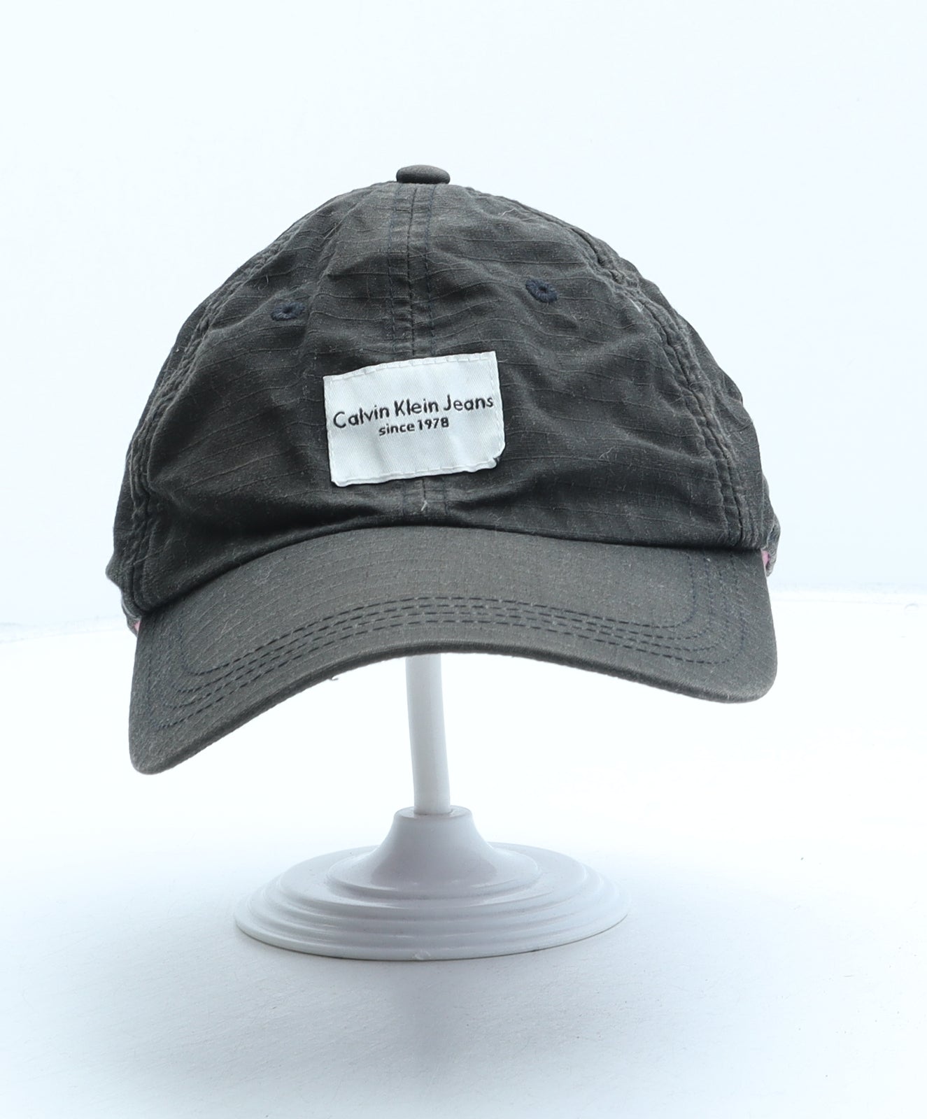 Calvin Klein Womens Black Cotton Baseball Cap One Size