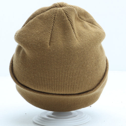 JACK & JONES Mens Brown Acrylic Beanie One Size