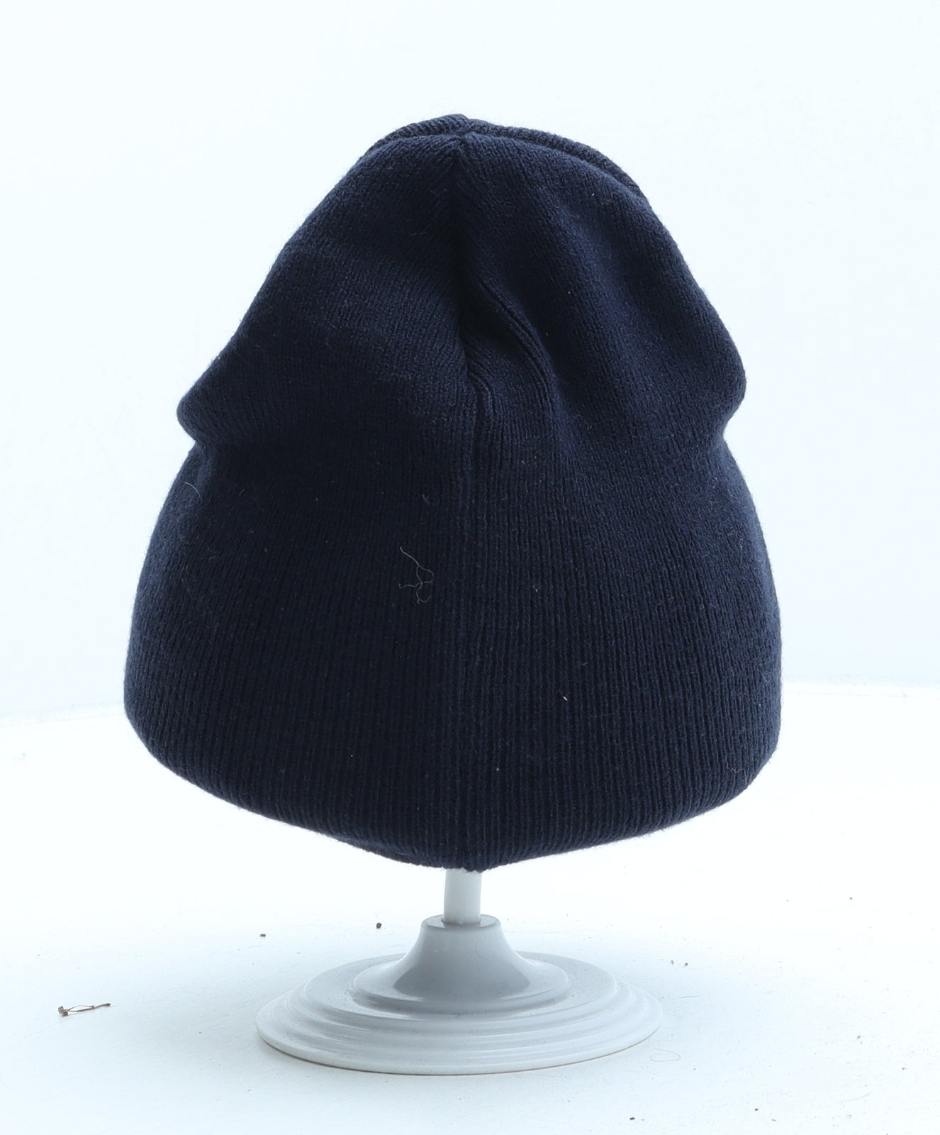 H&M Girls Blue Acrylic Beanie One Size - Butterfly
