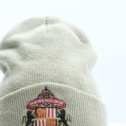 Nike Mens Beige Acrylic Beanie One Size - Sunderland A.F.C