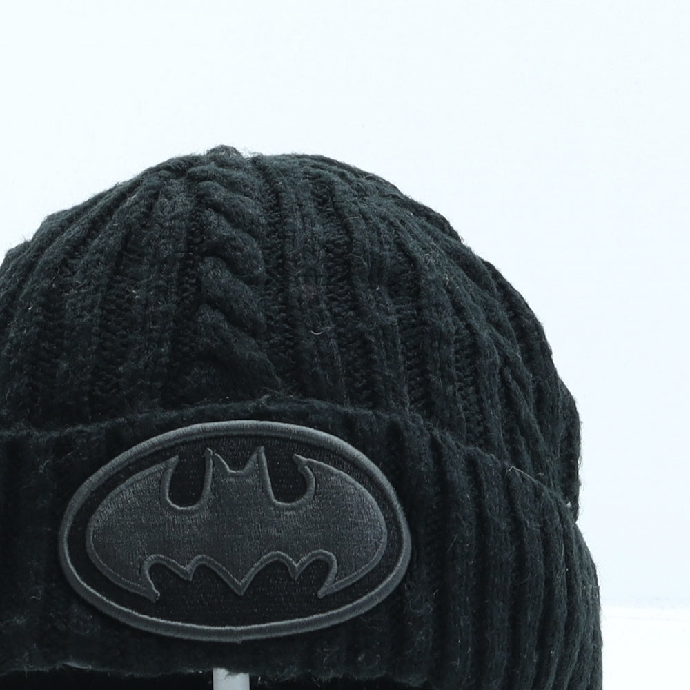 NEXT Boys Black Acrylic Beanie One Size - Batman