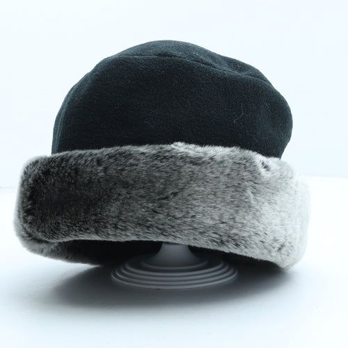 Preworn Womens Black Polyester Cloche One Size