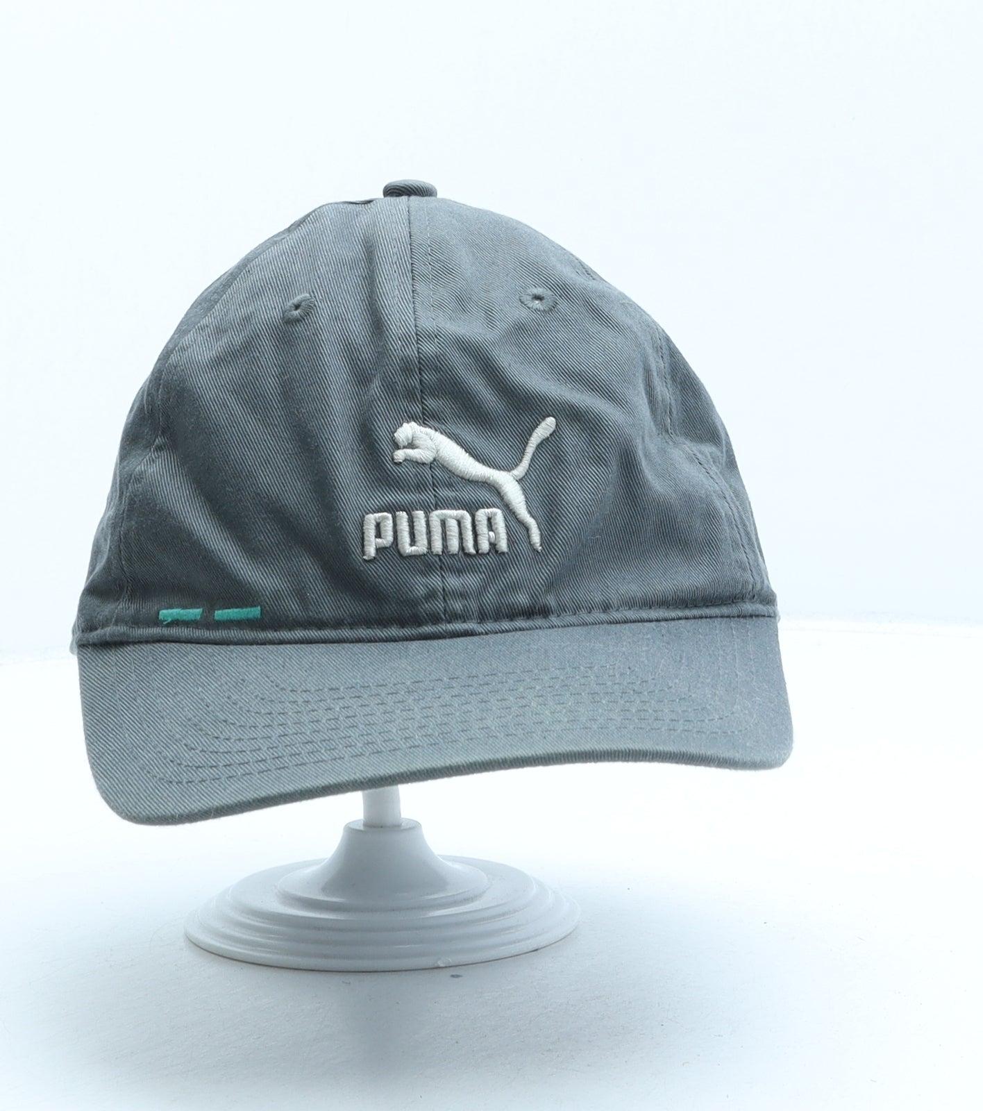 PUMA Mens Grey Cotton Baseball Cap One Size