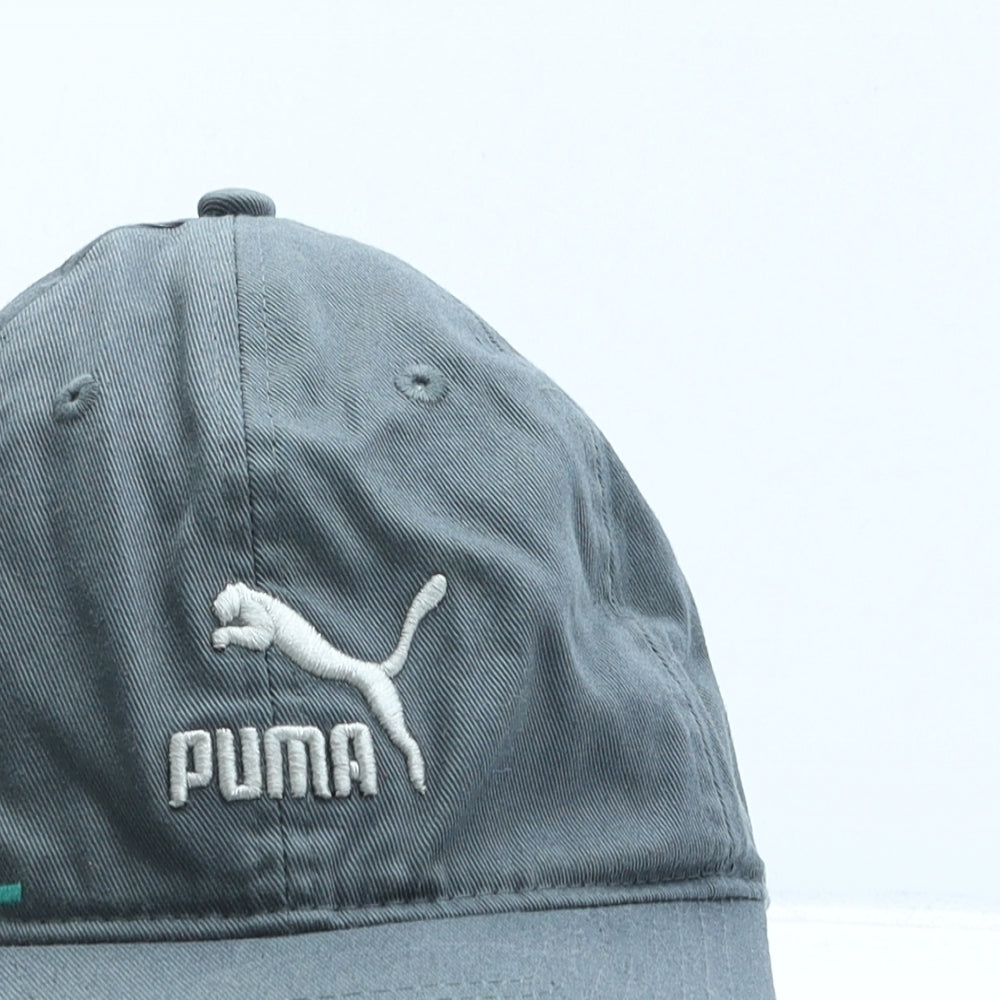 PUMA Mens Grey Cotton Baseball Cap One Size