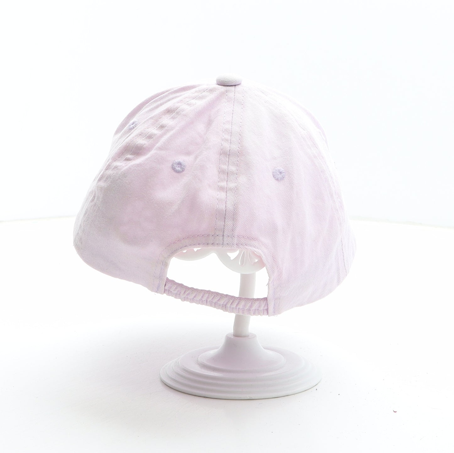 F&F Girls Pink Cotton Baseball Cap One Size - Rainbow