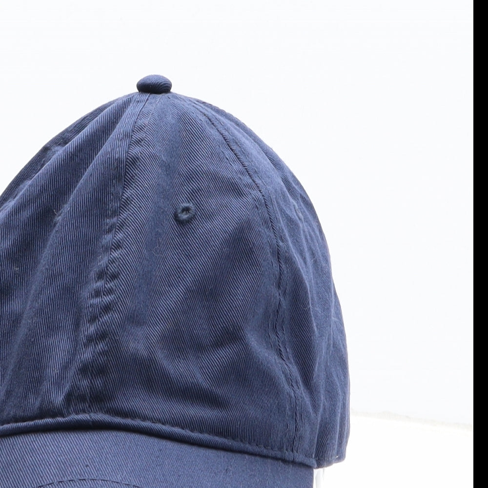Dunnes Stores Mens Blue Cotton Baseball Cap One Size
