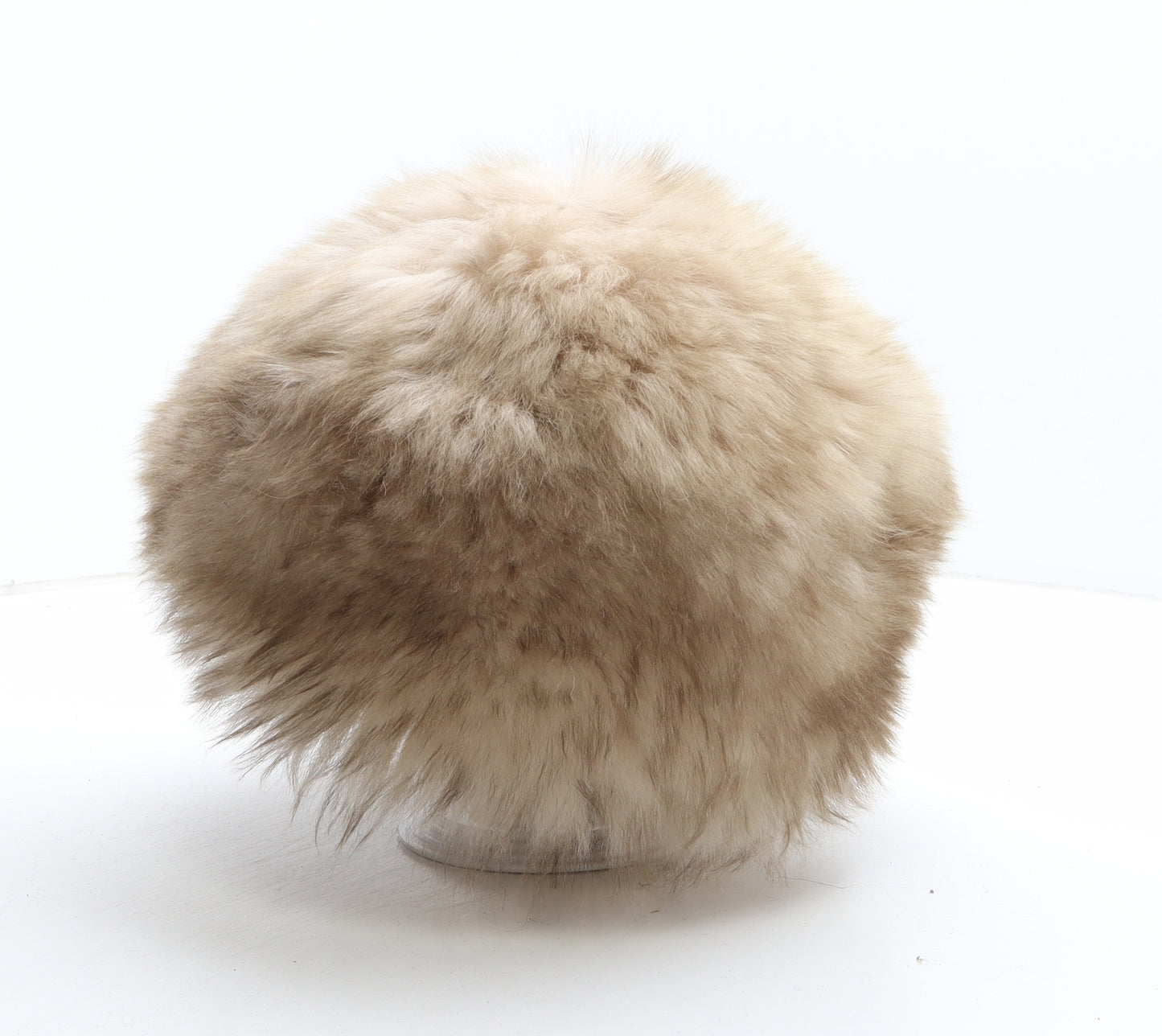 Preworn Womens Beige Polyester Cossack One Size - Faux Fur