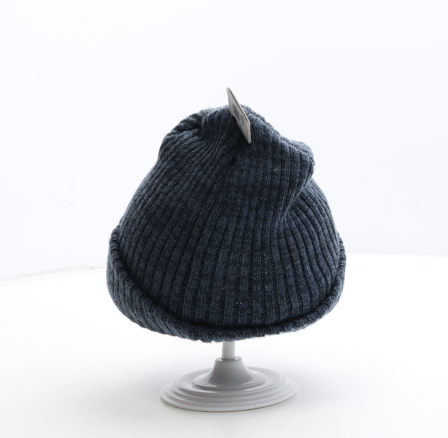 NEXT Boys Blue Acrylic Beanie Size S - Tractor Detail