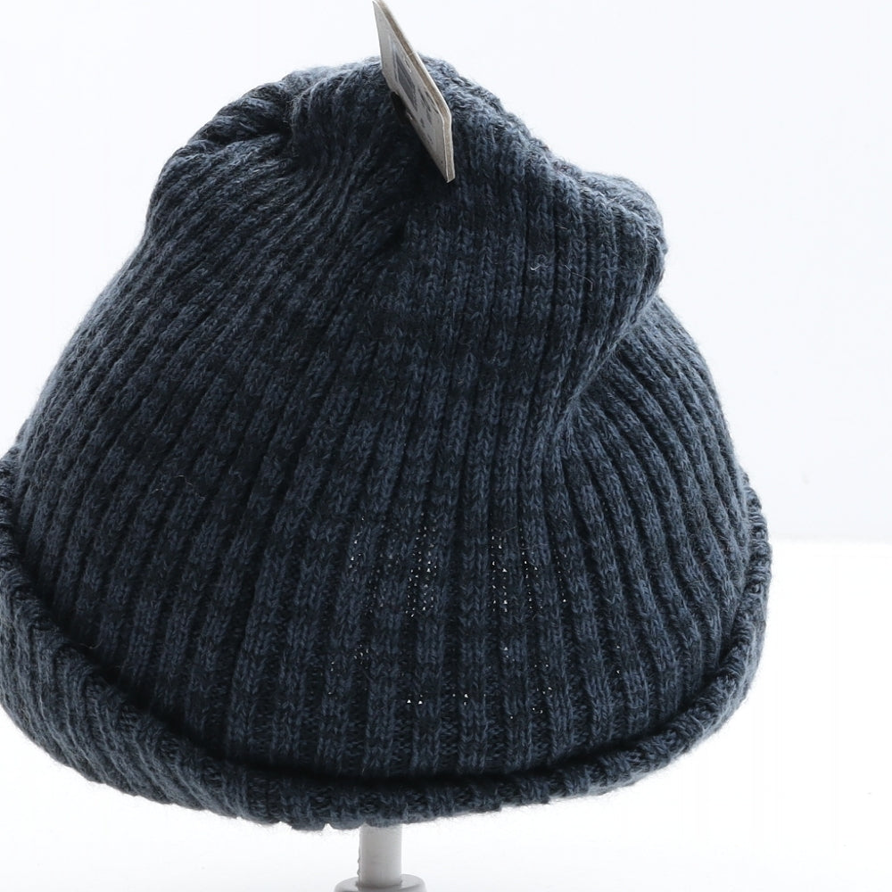 NEXT Boys Blue Acrylic Beanie Size S - Tractor Detail
