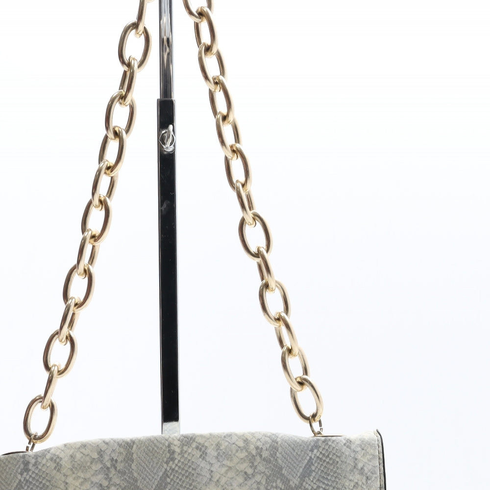 New Look Womens Multicoloured Animal Print Polyurethane Shoulder Bag Size Medium - Snake Skin Print