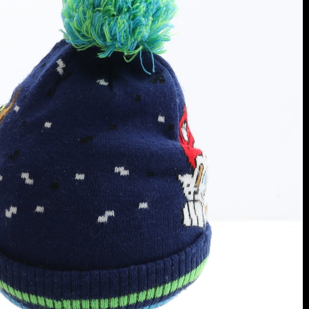 George Boys Blue Acrylic Bobble Hat Size S - Paw Patrol