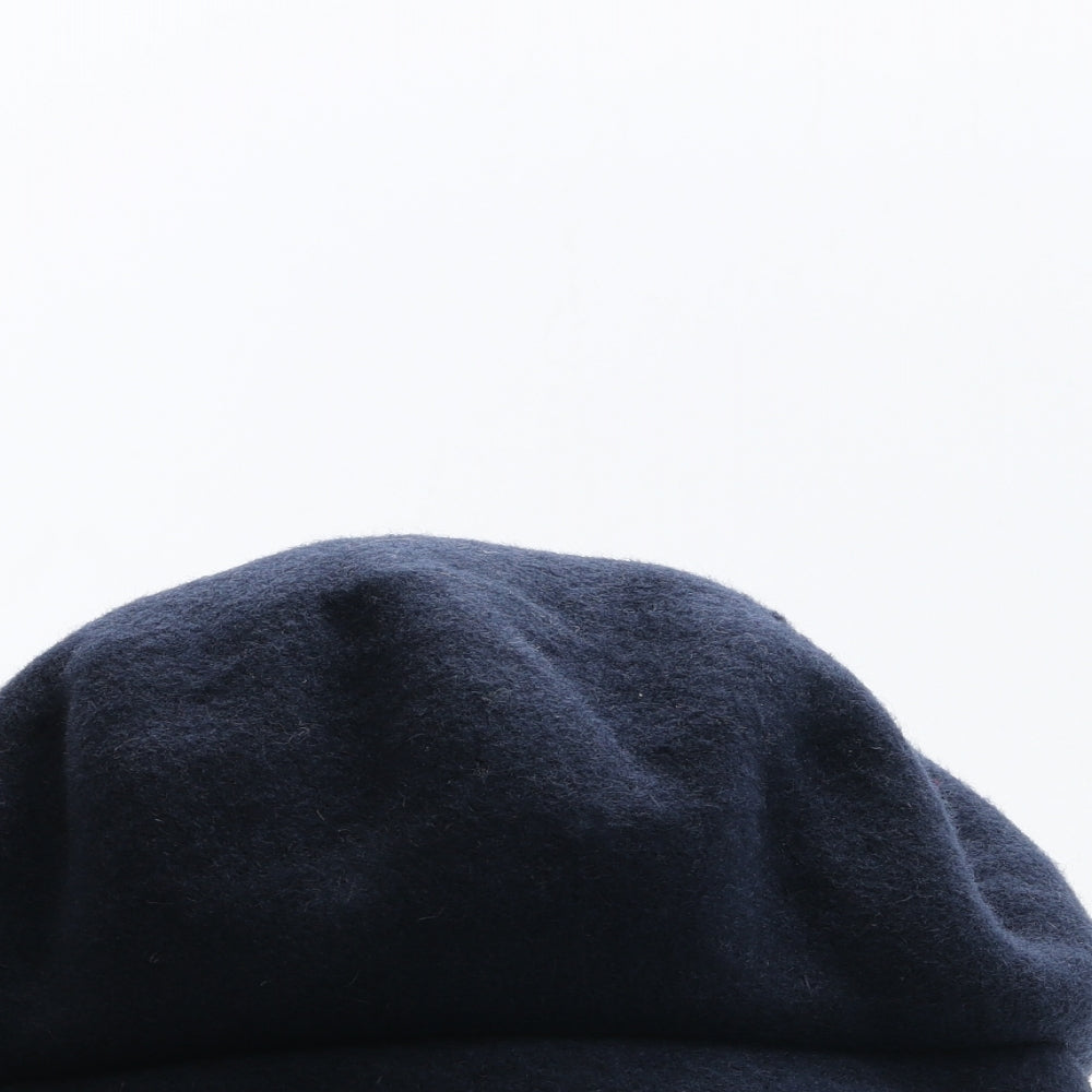 Marks and Spencer Womens Blue Wool Peaked Cap One Size