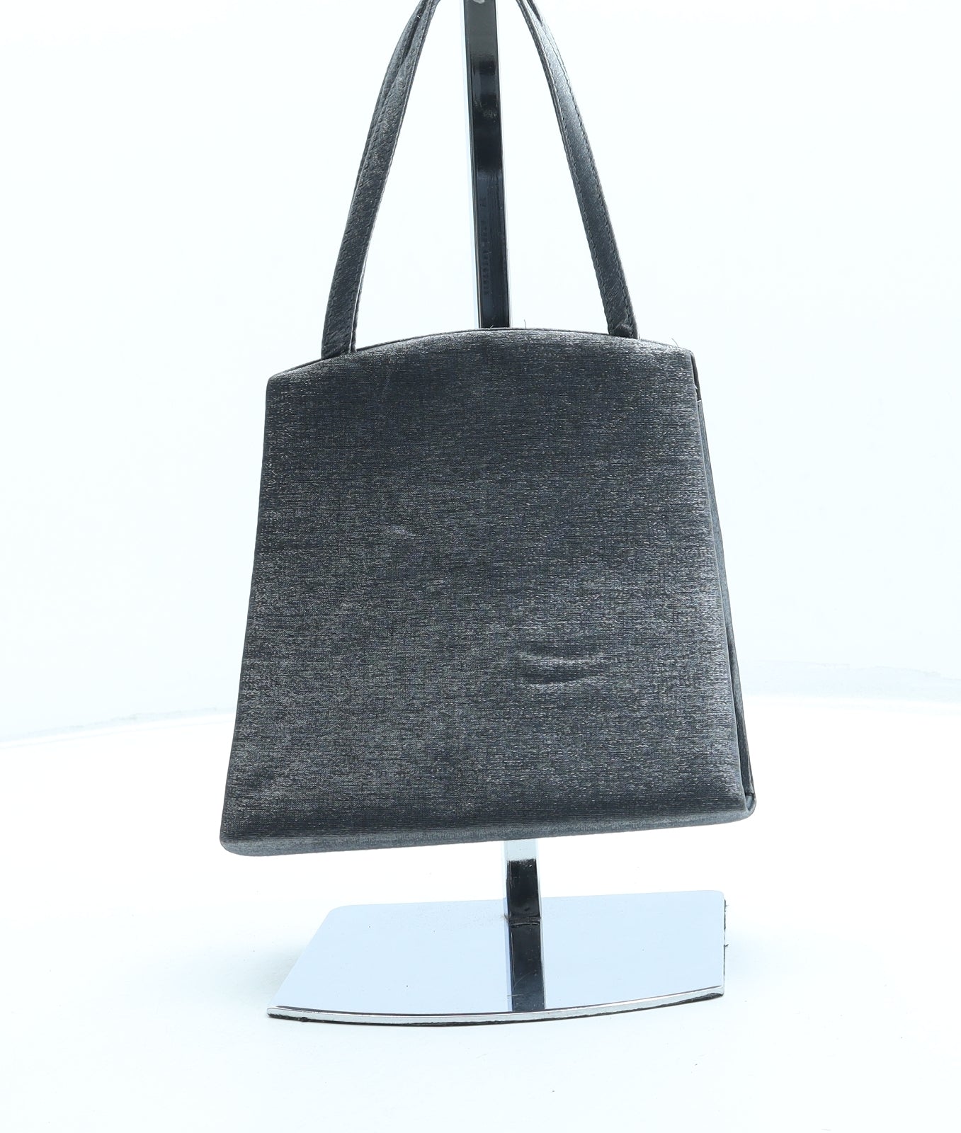 Atmosphere Womens Grey Polyester Shoulder Bag Size Small