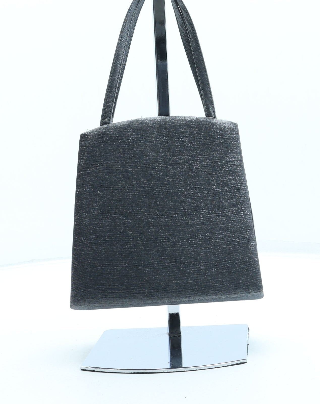 Atmosphere Womens Grey Polyester Shoulder Bag Size Small