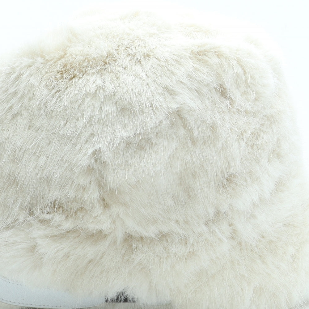 Barts Womens Ivory Faux Fur Trapper Hat One Size