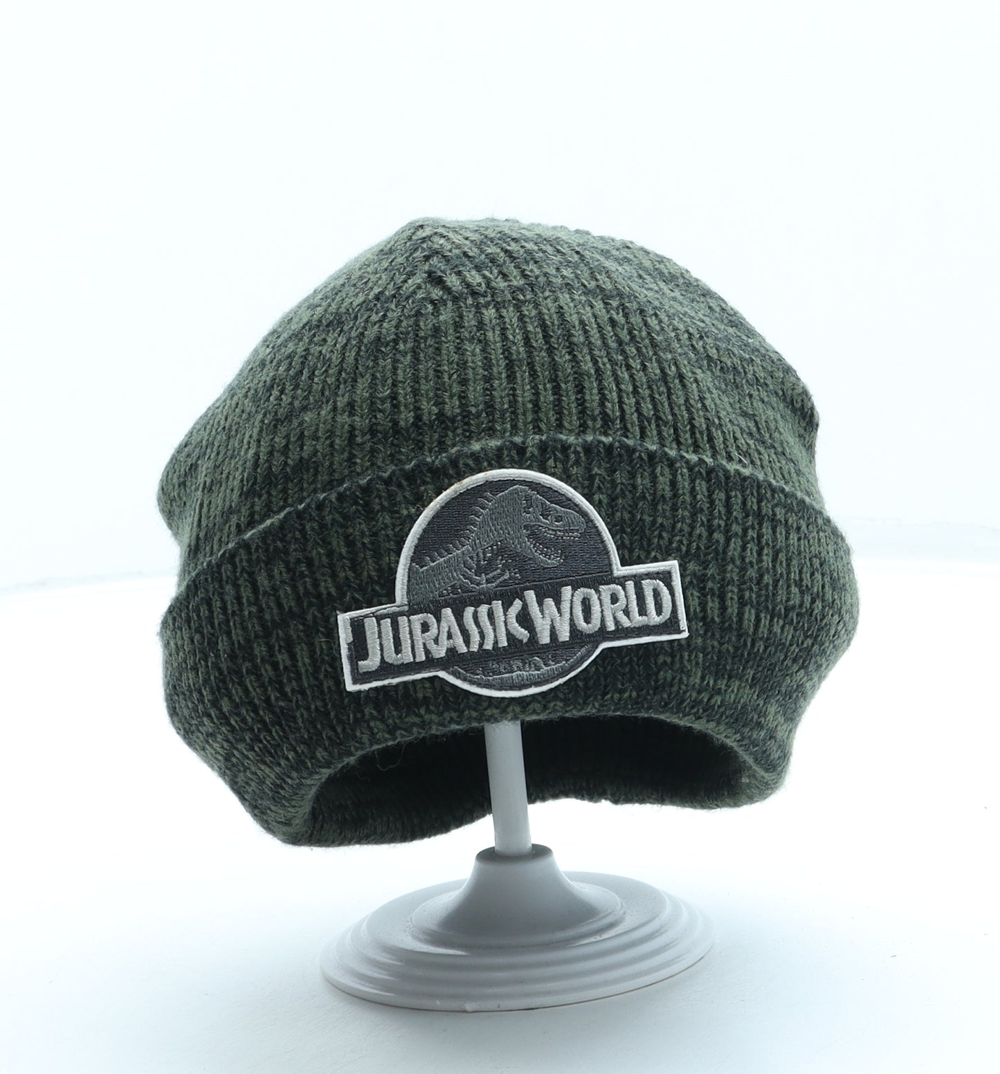 Primark Boys Green Acrylic Beanie Size M - Jurassic World