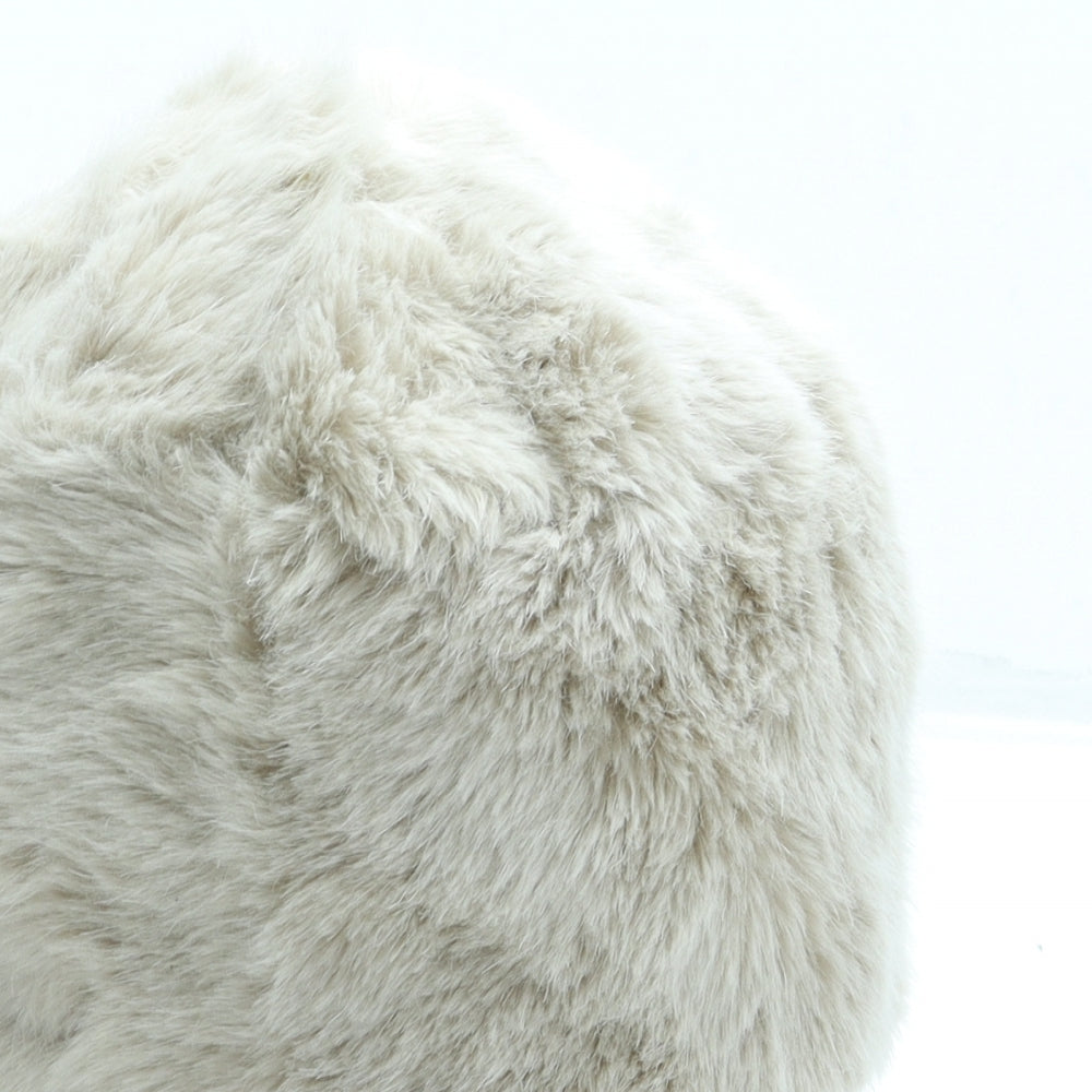 Accessorize Womens Beige Faux Fur Cossack One Size