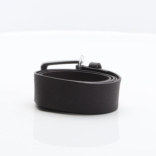 Tesco Mens Brown Solid Polyester Dress Belt Belt Size 32