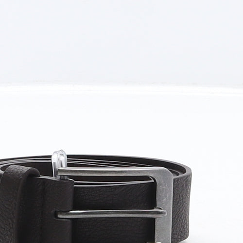Tesco Mens Brown Solid Polyester Dress Belt Belt Size 32