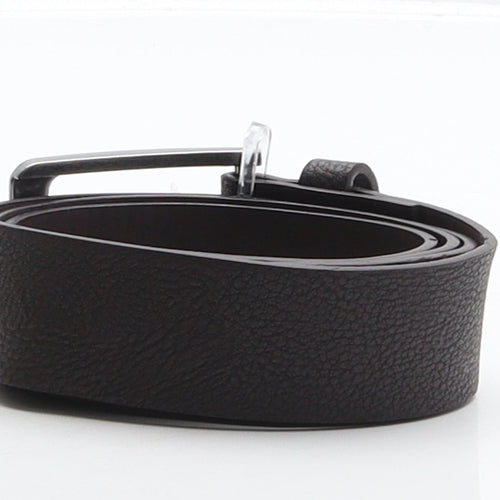 Tesco Mens Brown Solid Polyester Dress Belt Belt Size 32
