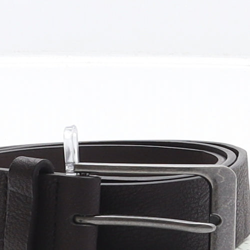 Tesco Mens Brown Solid Polyester Dress Belt Belt One Size