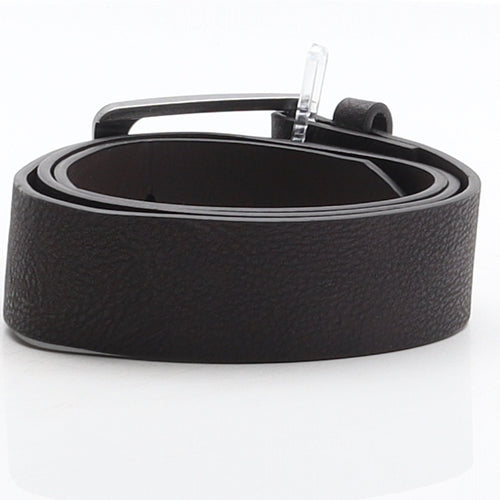 Tesco Mens Brown Solid Polyester Dress Belt Belt One Size