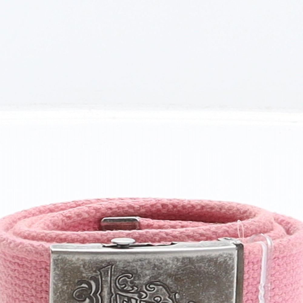 Levi's Womens Pink Solid 100% Cotton Ratchet Belt Belt One Size