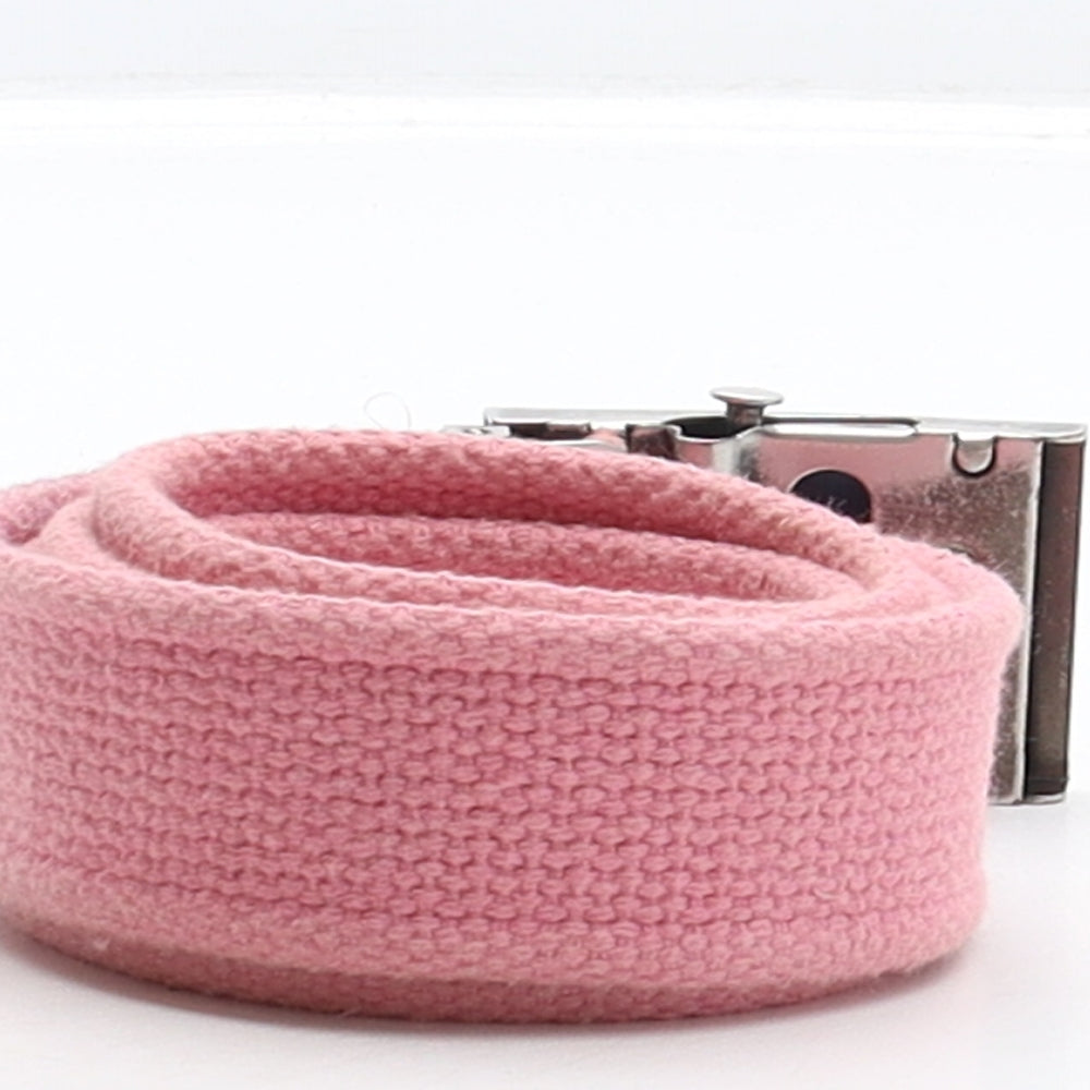 Levi's Womens Pink Solid 100% Cotton Ratchet Belt Belt One Size