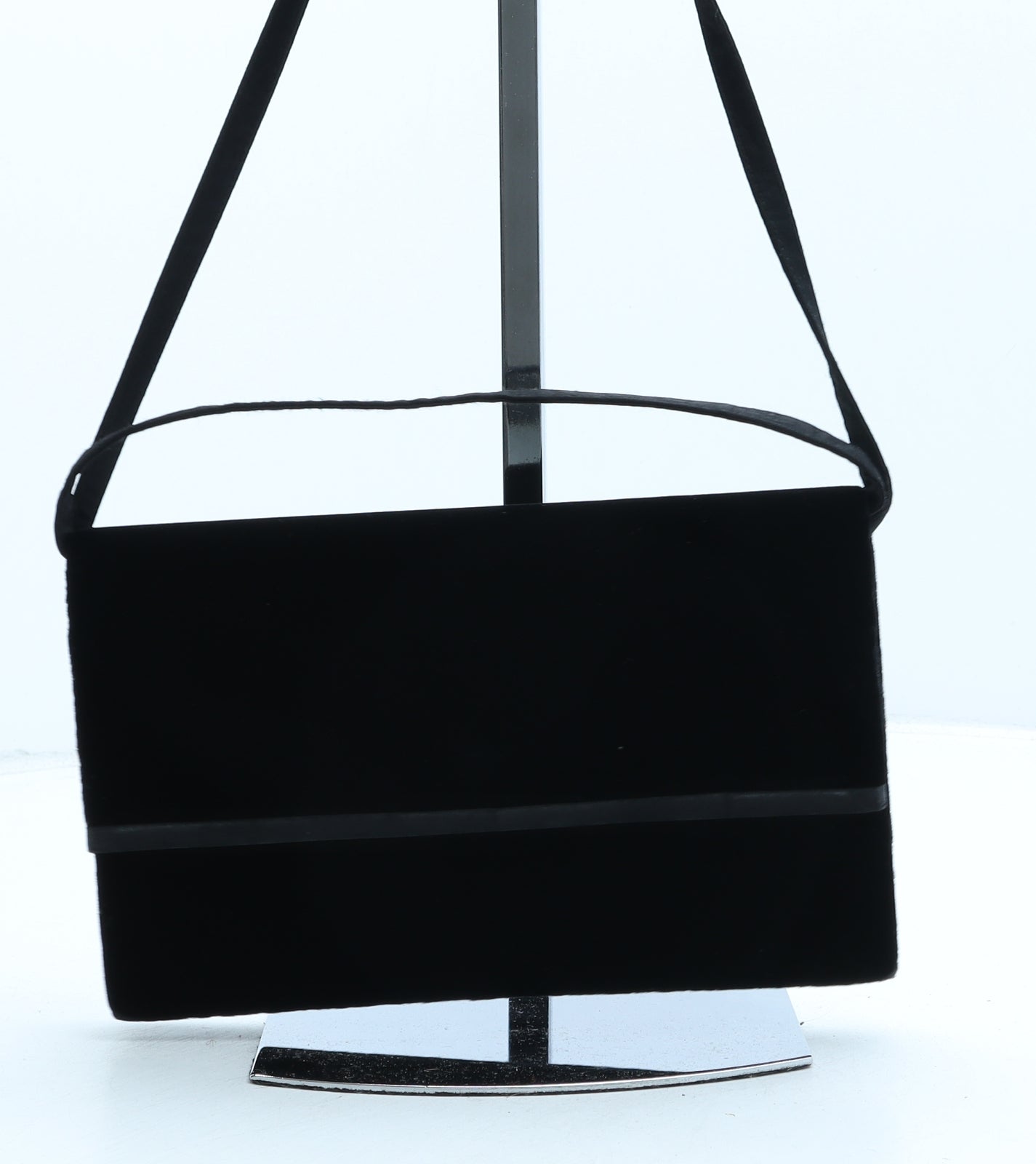 NEXT Womens Black Polyester Shoulder Bag Size Small