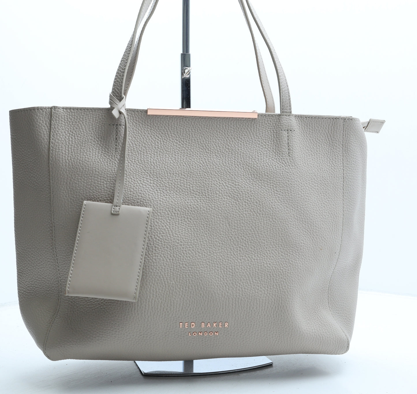 Ted Baker Womens Beige Leather Tote Size Large