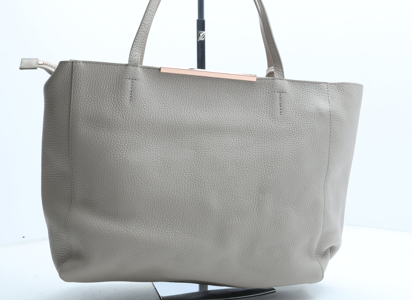 Ted Baker Womens Beige Leather Tote Size Large