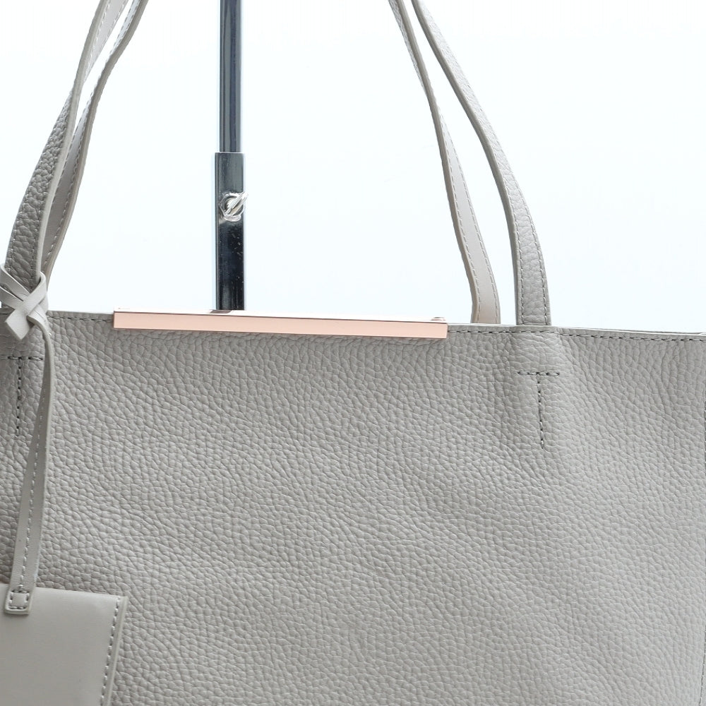 Ted Baker Womens Beige Leather Tote Size Large