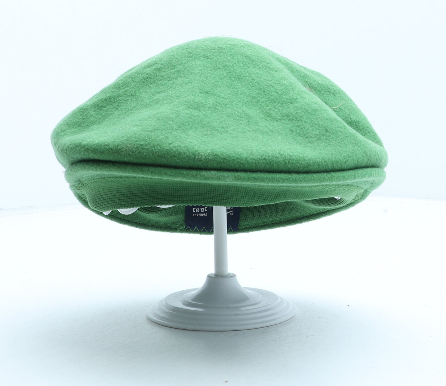Kangol Mens Green Wool Flat Cap One Size
