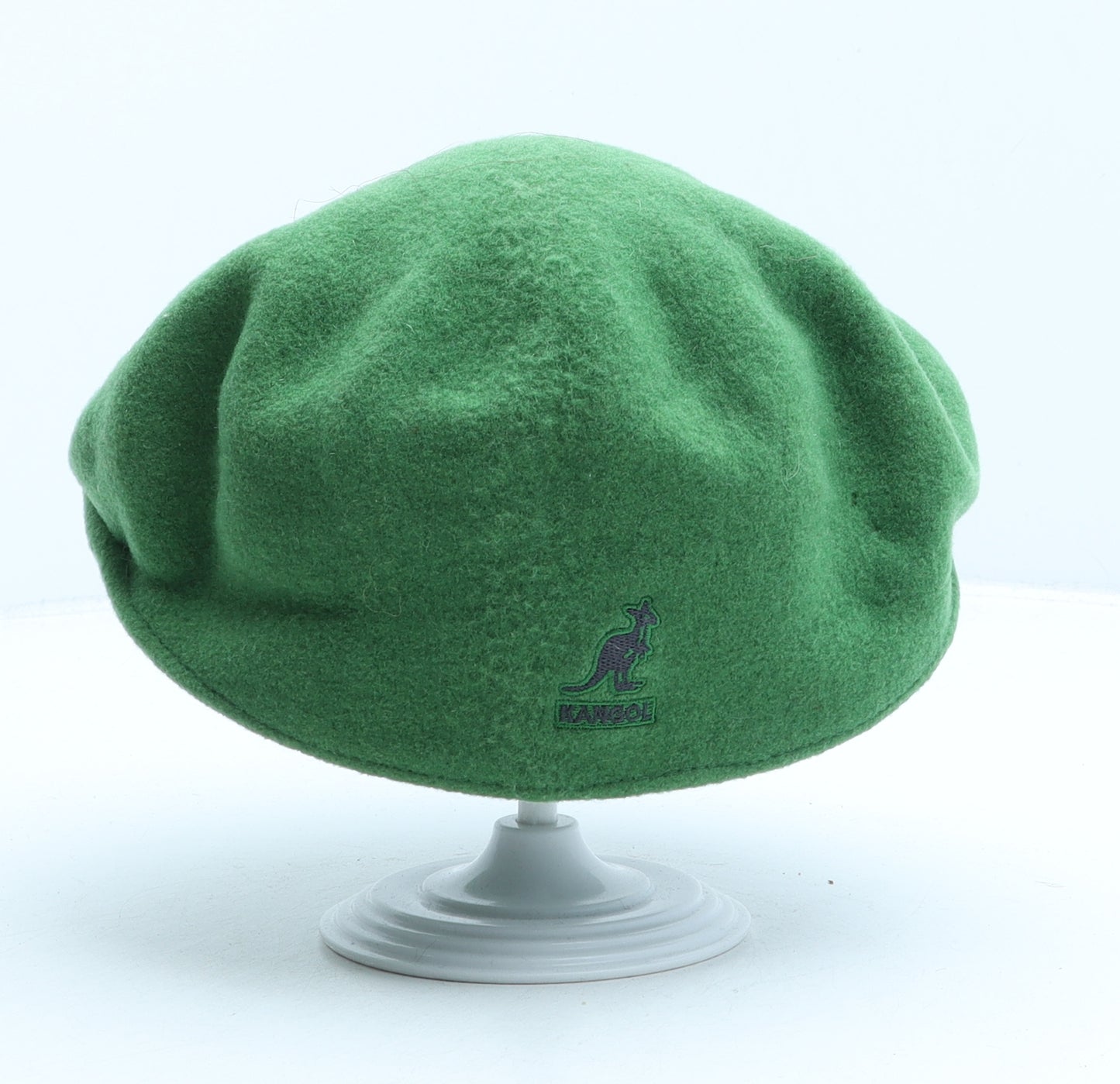Kangol Mens Green Wool Flat Cap One Size