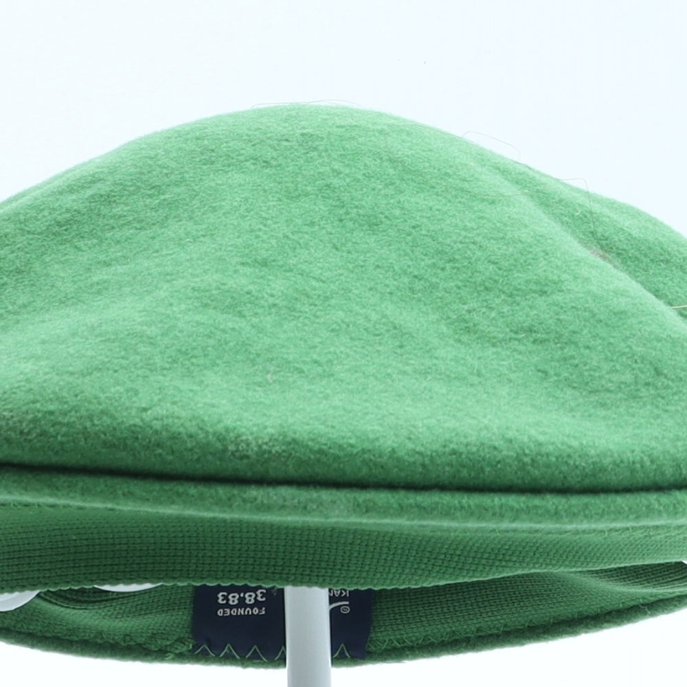 Kangol Mens Green Wool Flat Cap One Size