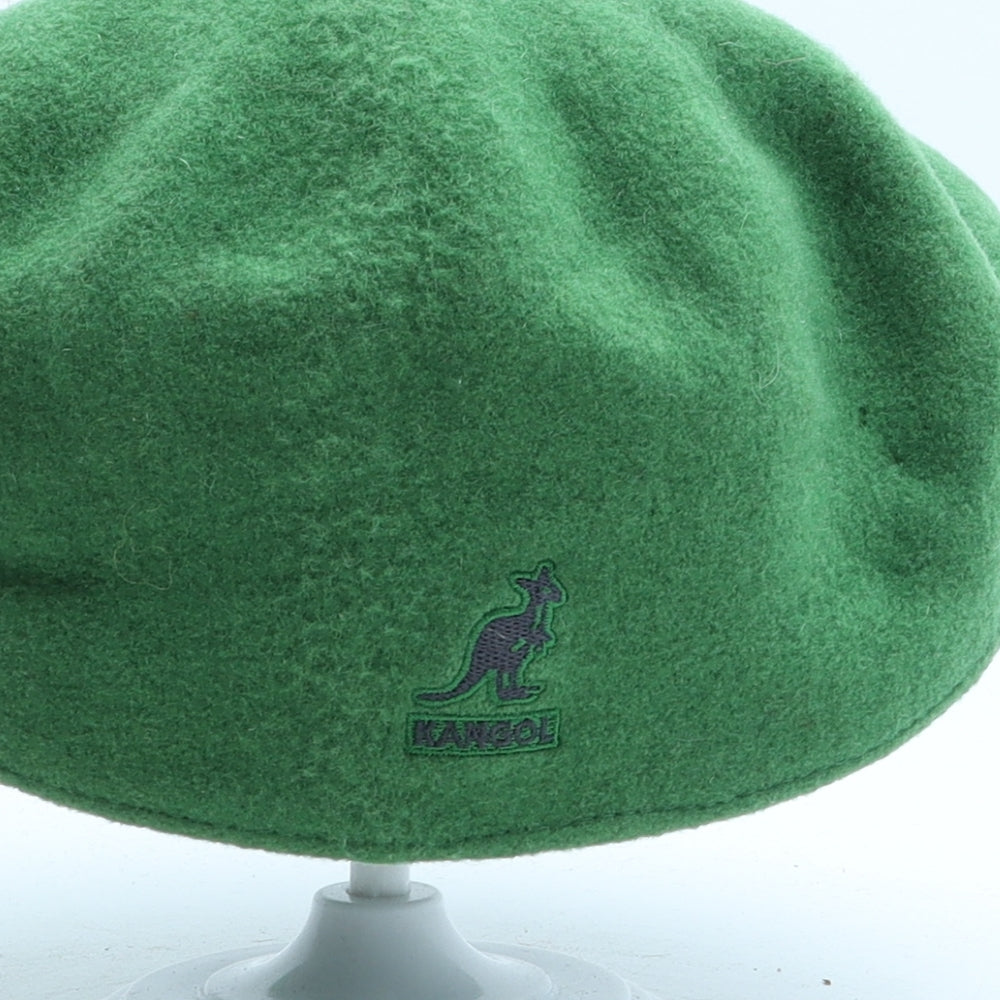 Kangol Mens Green Wool Flat Cap One Size