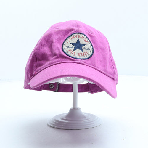 Converse Girls Pink Cotton Baseball Cap One Size